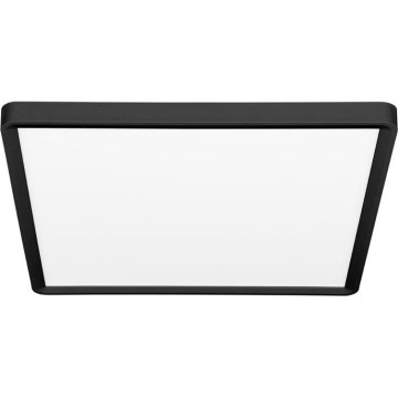 LED Plafondlamp TERY LED/24W/230V 3000/4000/6000K 30x30 cm IP40 zwart