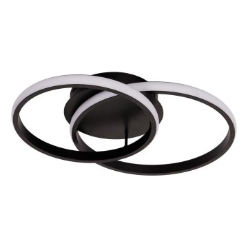 LED-plafondlamp TITANO LED/12W/230V zwart