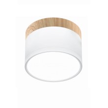 LED Plafondlamp TUBA LED/9W/230V wit/beige