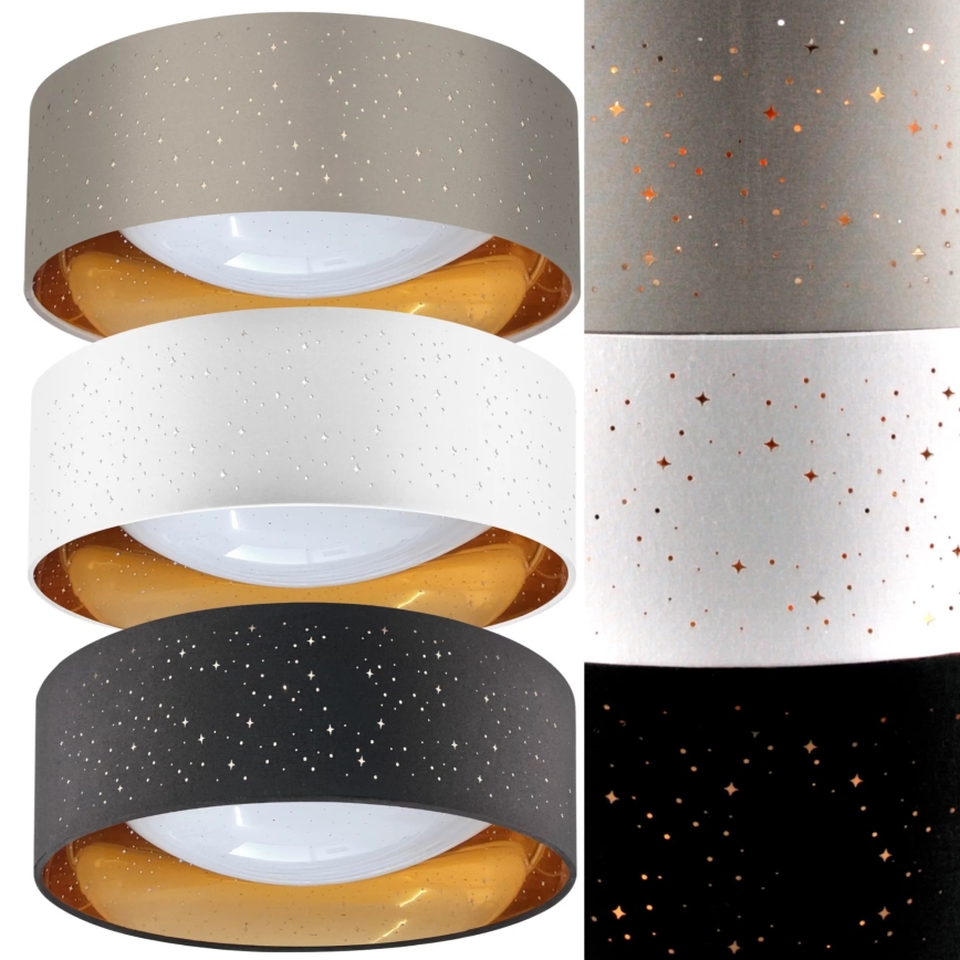 LED Plafondlamp TULUZA LED/18W/230V diameter 32 cm bruin