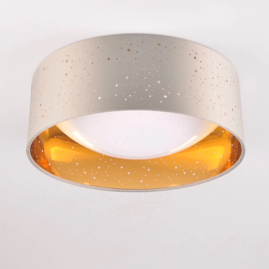 LED Plafondlamp TULUZA LED/18W/230V diameter 32 cm bruin