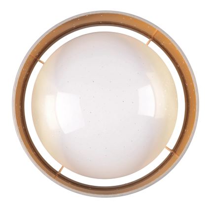LED Plafondlamp TULUZA LED/18W/230V diameter 32 cm bruin