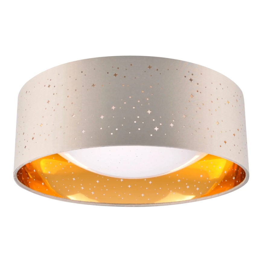 LED Plafondlamp TULUZA LED/18W/230V diameter 32 cm bruin