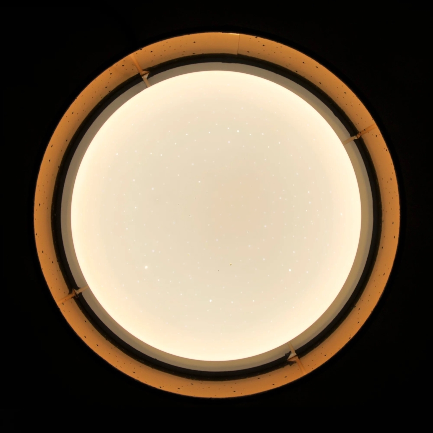 LED Plafondlamp TULUZA LED/18W/230V diameter 32 cm bruin