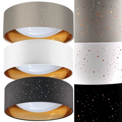 LED Plafondlamp TULUZA LED/18W/230V diameter 32 cm zwart