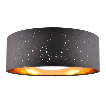 LED Plafondlamp TULUZA LED/18W/230V diameter 32 cm zwart