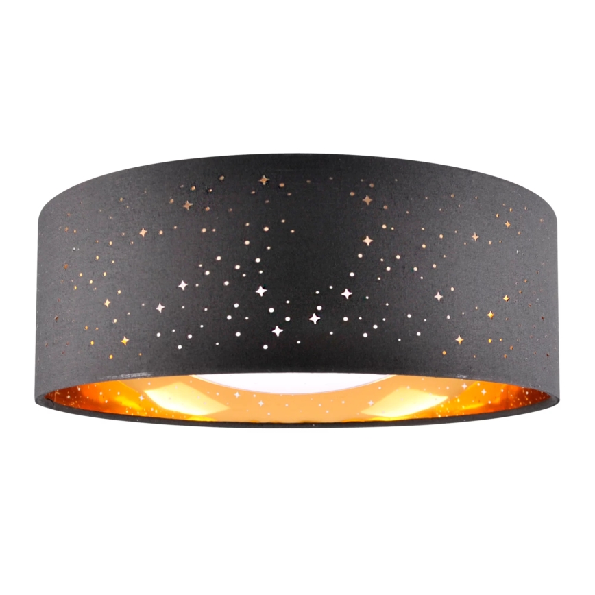 LED Plafondlamp TULUZA LED/18W/230V diameter 32 cm zwart