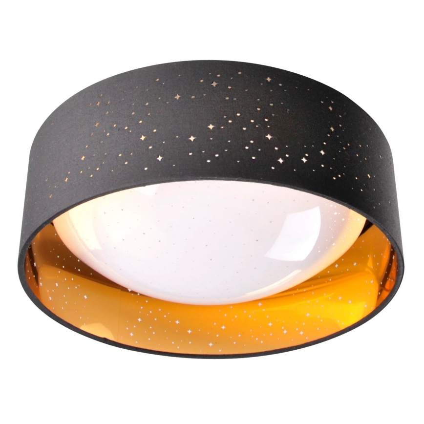 LED Plafondlamp TULUZA LED/18W/230V diameter 32 cm zwart