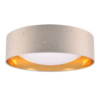 LED Plafondlamp TULUZA LED/24W/230V diameter 40 cm bruin
