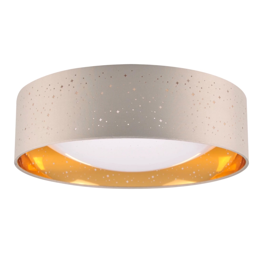 LED Plafondlamp TULUZA LED/24W/230V diameter 40 cm bruin