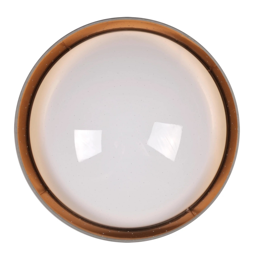 LED Plafondlamp TULUZA LED/24W/230V diameter 40 cm bruin