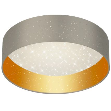 LED Plafondlamp TULUZA LED/24W/230V diameter 40 cm bruin