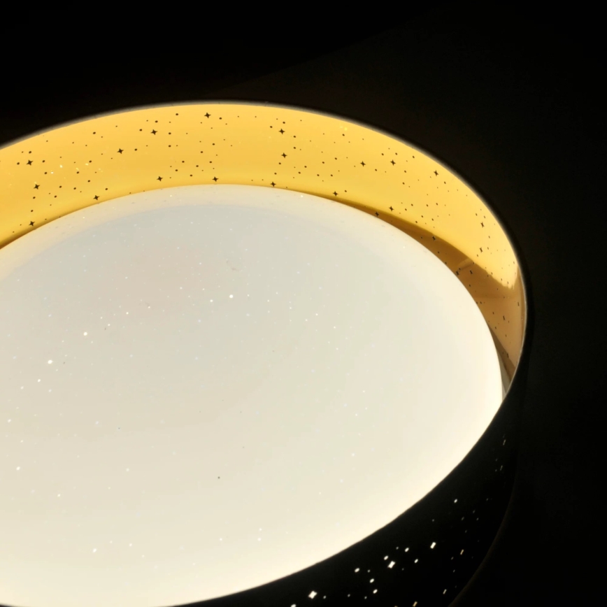 LED Plafondlamp TULUZA LED/24W/230V diameter 40 cm bruin