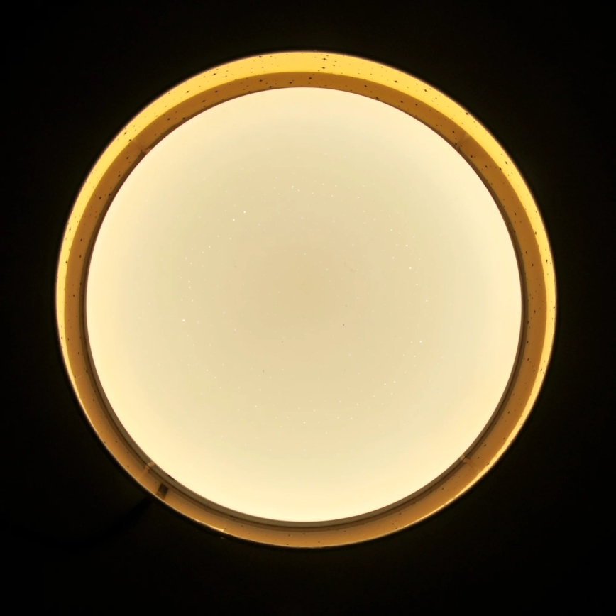 LED Plafondlamp TULUZA LED/24W/230V diameter 40 cm bruin