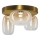LED Plafondlamp VASO LED/12W/230V diameter 42 cm goud/gerookt