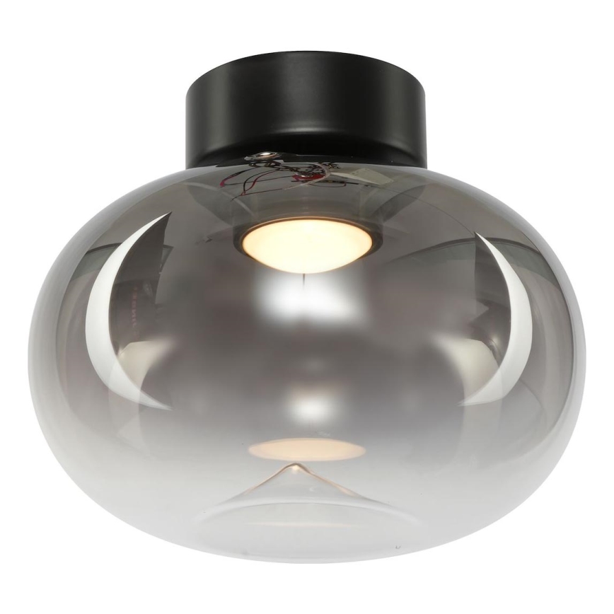 LED Plafondlamp VASO LED/4W/230V diameter 18 cm gerookt
