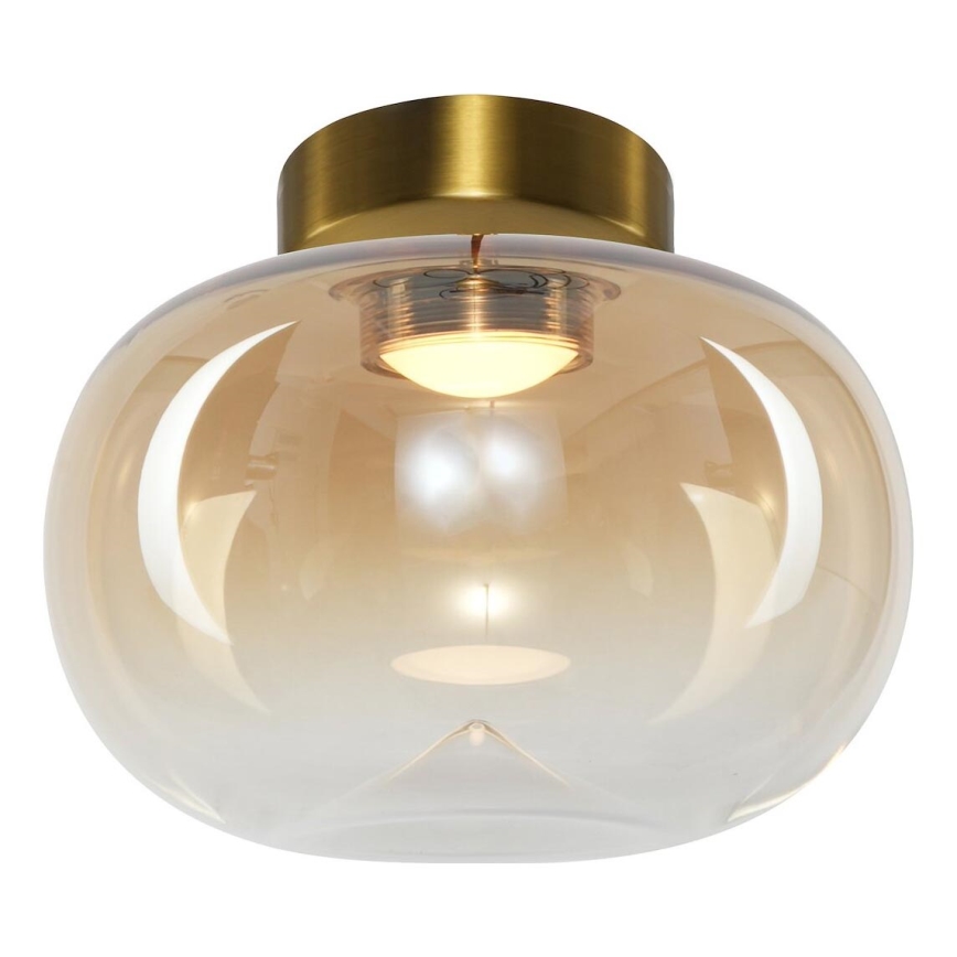 LED Plafondlamp VASO LED/4W/230V diameter 18 cm goud/gerookt