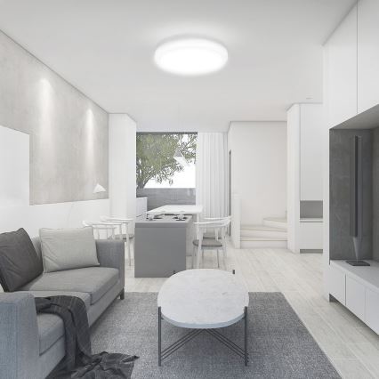 LED-plafondlamp voor badkamer LED/18W/230V 3000K IP44 Ø 25 cm wit