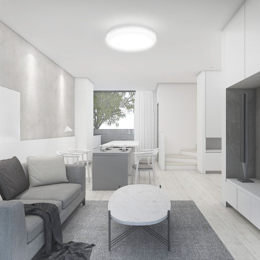 LED-plafondlamp voor badkamer LED/18W/230V 3000K IP44 Ø 25 cm wit