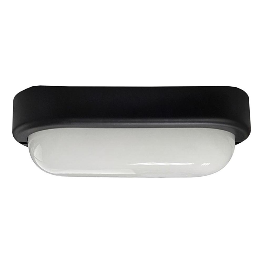 LED Plafondlamp voor buiten LED/15W/230V 4200K 20x9,8 cm IP64 zwart