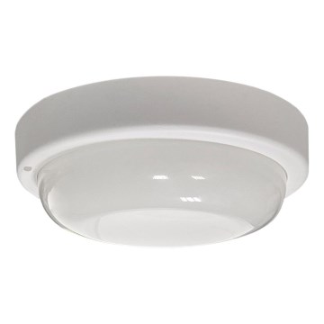 LED Plafondlamp voor buiten LED/15W/230V 4200K diameter 15,5 cm IP64 wit