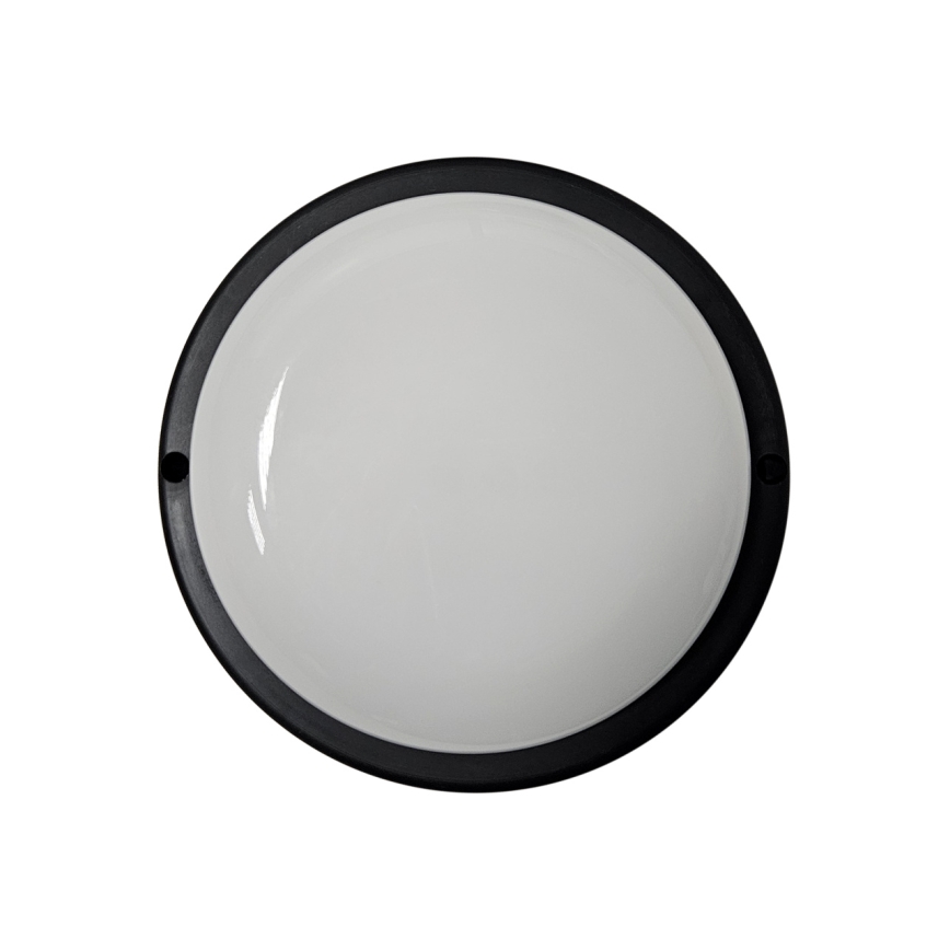 LED plafondlamp voor buiten LED/8W/230V 4200K Ø 14 cm IP64 zwart