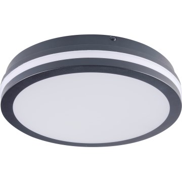 LED Plafondlamp voor buiten met bewegingssensor BENO LED/24/30W/230V 3000/3500/4000K IP65 antraciet rond