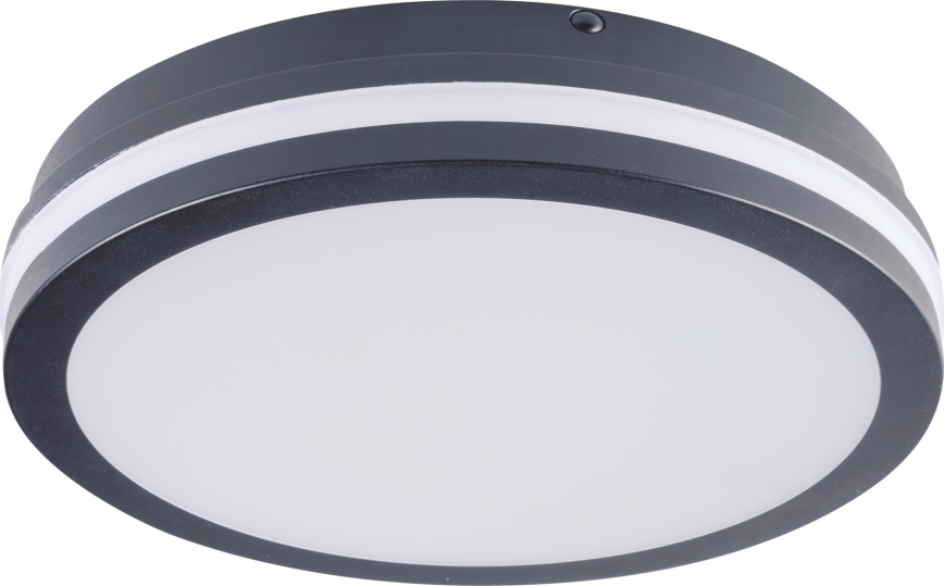 LED Plafondlamp voor buiten met bewegingssensor BENO LED/24/30W/230V 3000/3500/4000K IP65 antraciet rond