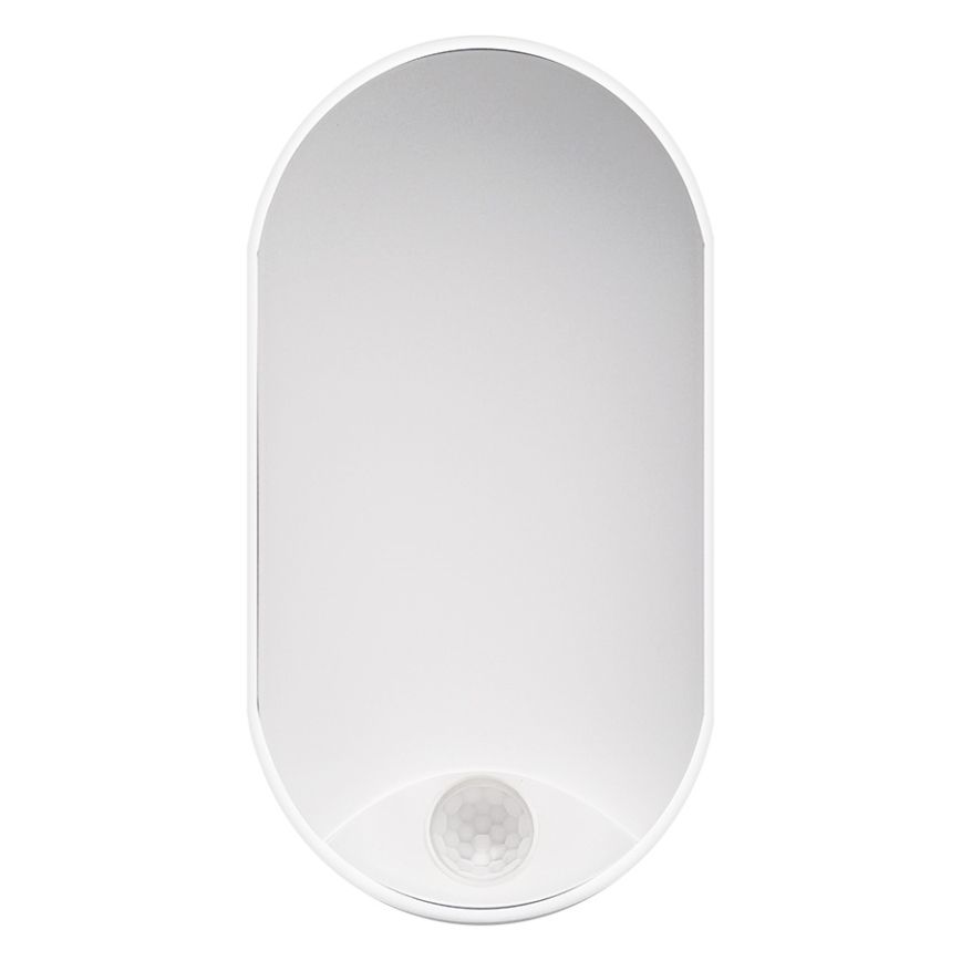 LED Plafondlamp voor buiten met sensor LED/14W/230V IP54 wit
