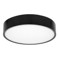 LED Plafondlamp voor buiten met sensor MARTIN LED/25W/230V 3000/4000K diameter 35 cm IP65 zwart