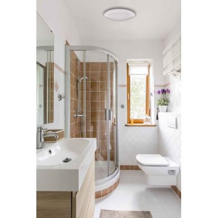 LED Plafondlamp voor buiten met sensor RENO LED/16W/230V IP66 wit