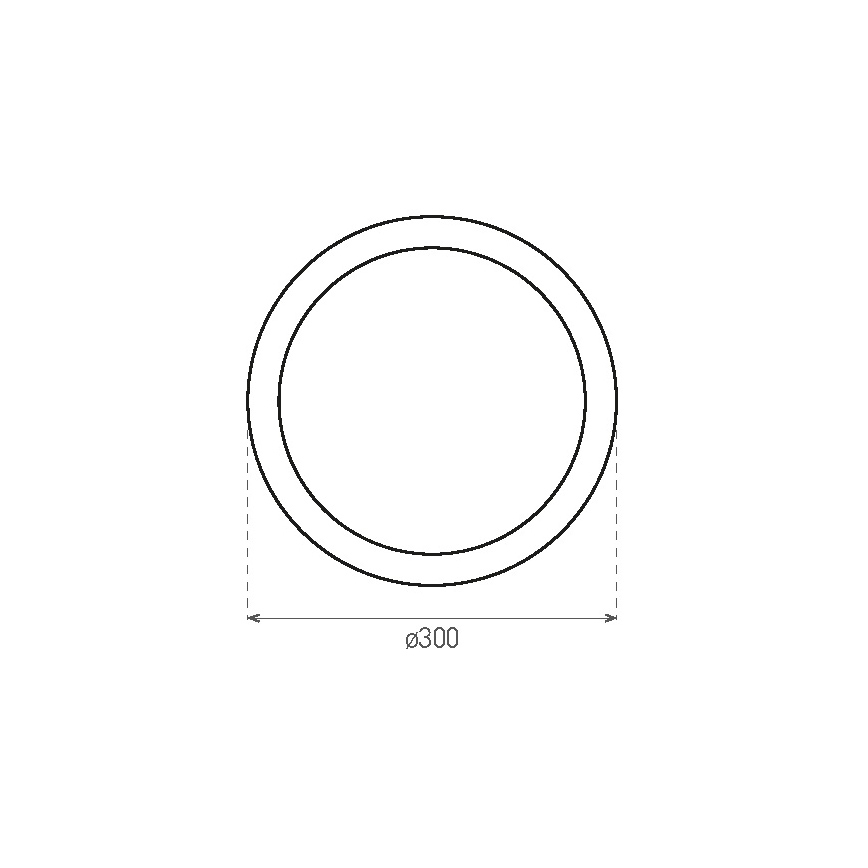 LED Plafondlamp voor buiten met sensor RENO LED/16W/230V IP66 wit