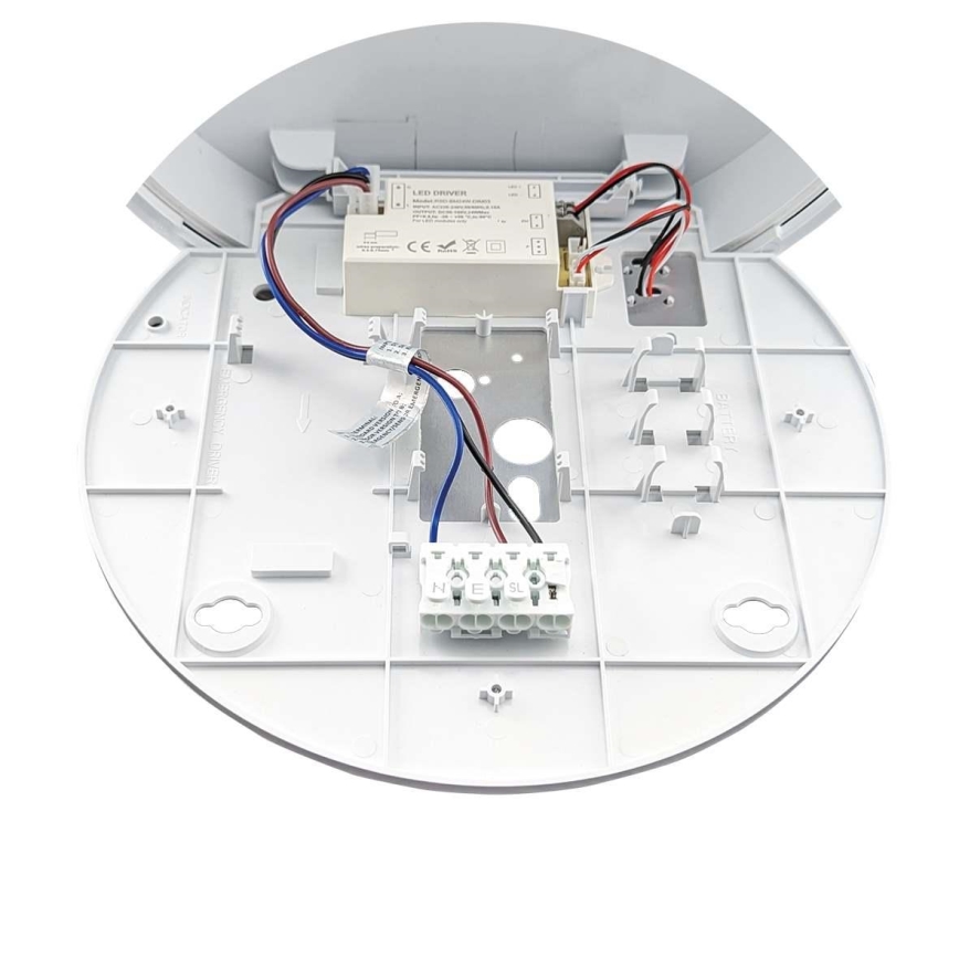 LED Dimbaar buitenshuis plafond lamp STROPY LED/12/15/18/22W/230V 3000/4000/6000K IP65 zwart