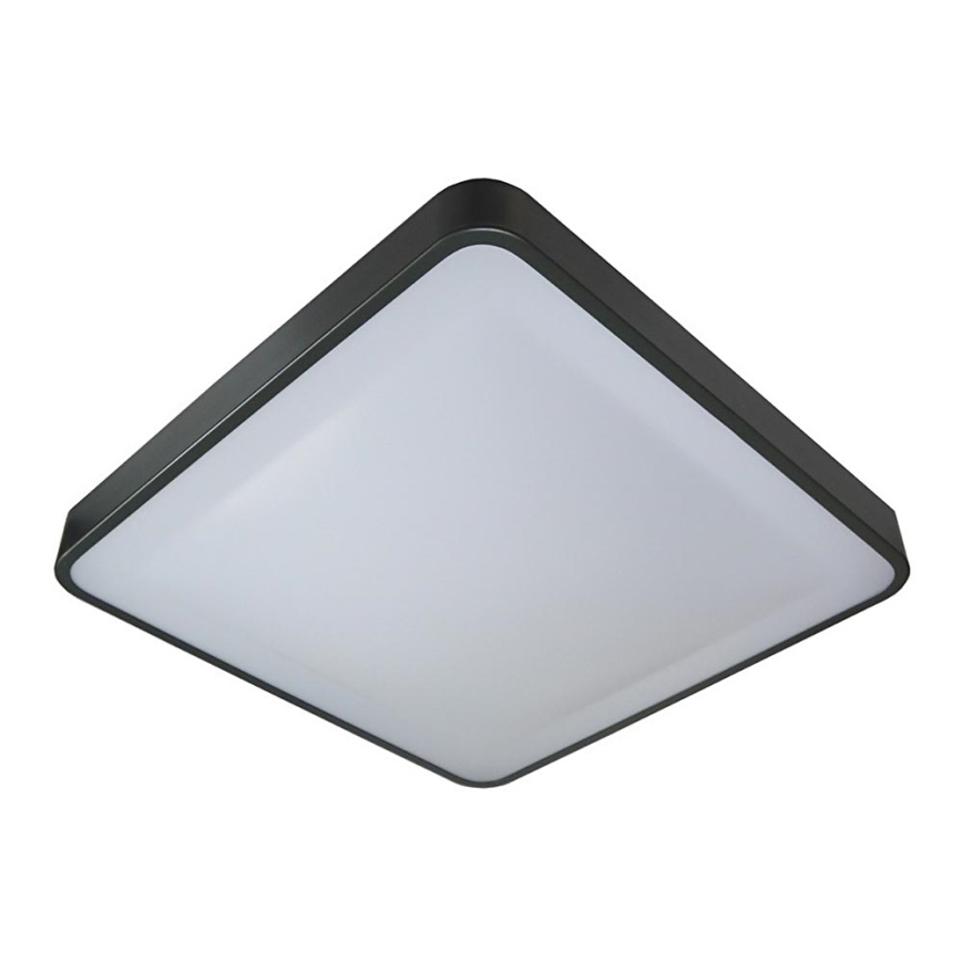 LED Plafondlamp WILTON LED/24W/230V 37,5x37,5 cm antraciet