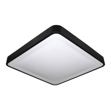 LED Plafondlamp WILTON LED/24W/230V 37,5x37,5 cm zwart