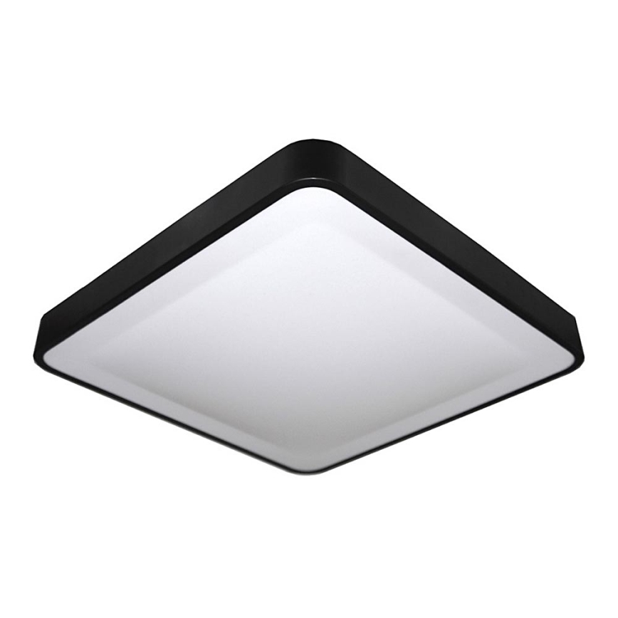 LED Plafondlamp WILTON LED/24W/230V 37,5x37,5 cm zwart