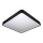 LED Plafondlamp WILTON LED/24W/230V 37,5x37,5 cm zwart