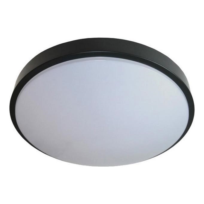 LED Plafondlamp WILTON LED/24W/230V 4000K diameter 38 cm zwart