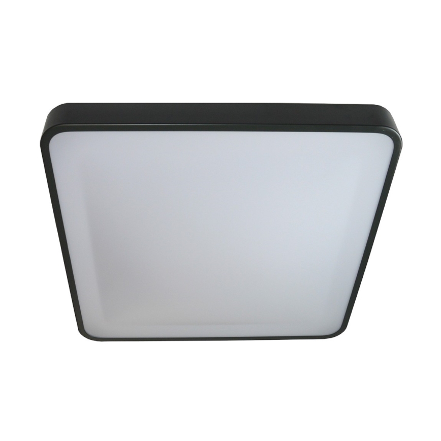 LED Plafondlamp WILTON LED/24W/230V 37,5x37,5 cm antraciet