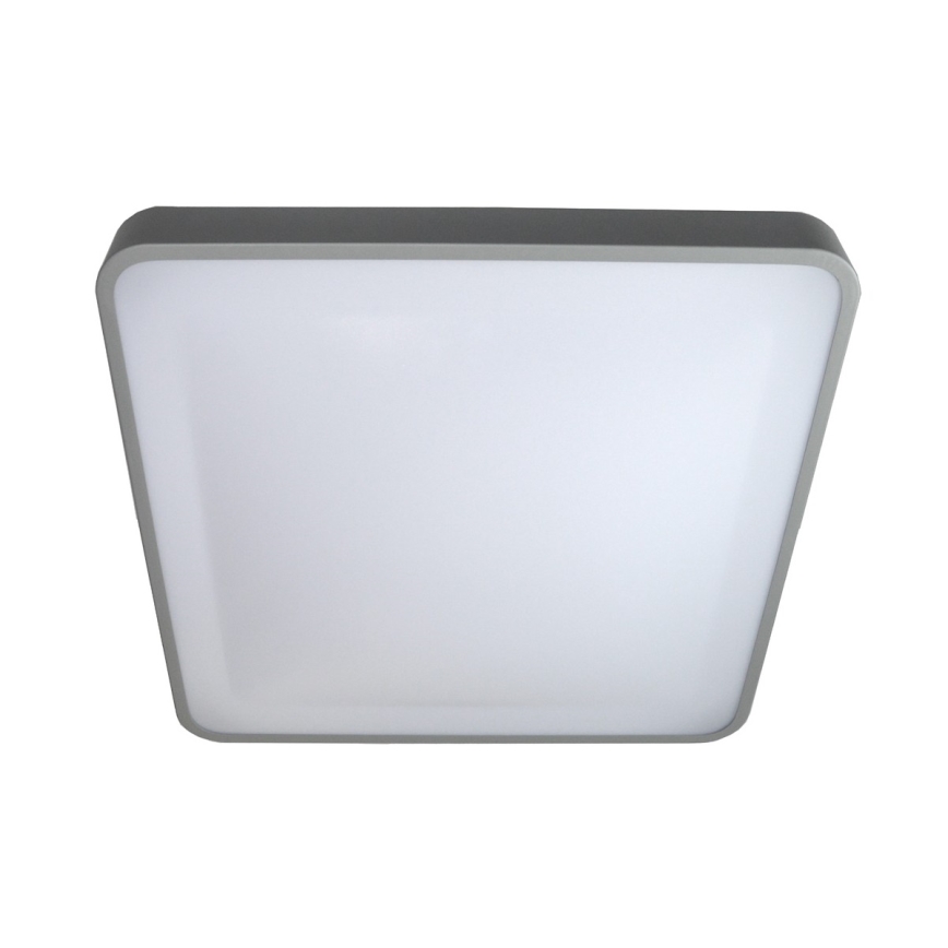 LED Plafondlamp WILTON LED/24W/230V 37,5x37,5 cm grijs