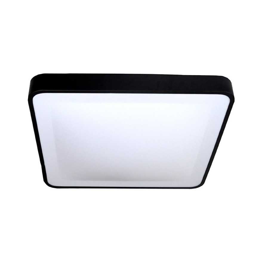 LED Plafondlamp WILTON LED/24W/230V 37,5x37,5 cm zwart