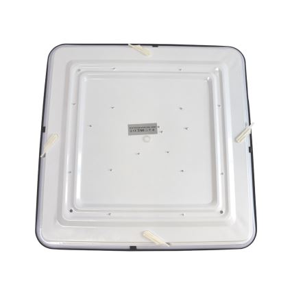 LED Plafondlamp WILTON LED/24W/230V 37,5x37,5 cm zwart