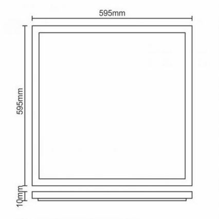 LED-Plafondpaneel LED/40W/230V 4500K