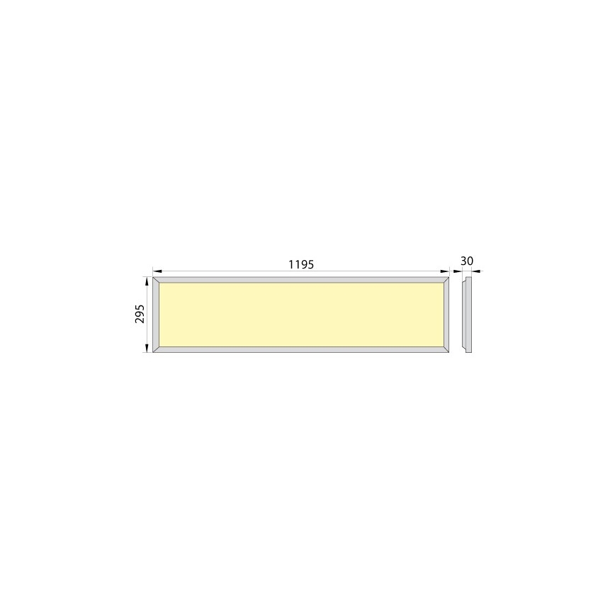 LED-Plafondpaneel OREGA PLUS 120 LED/50W/230V 4000K IP40
