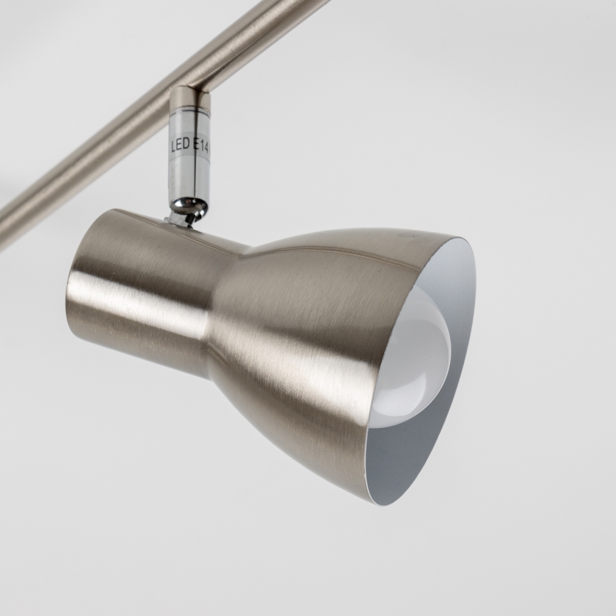 LED-plafondspot 6x E14/5W/230V mat chroom