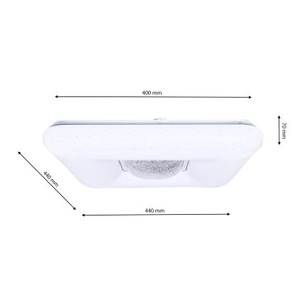 LED Plafondverlichting dimbaar YAX LED/24W/230V