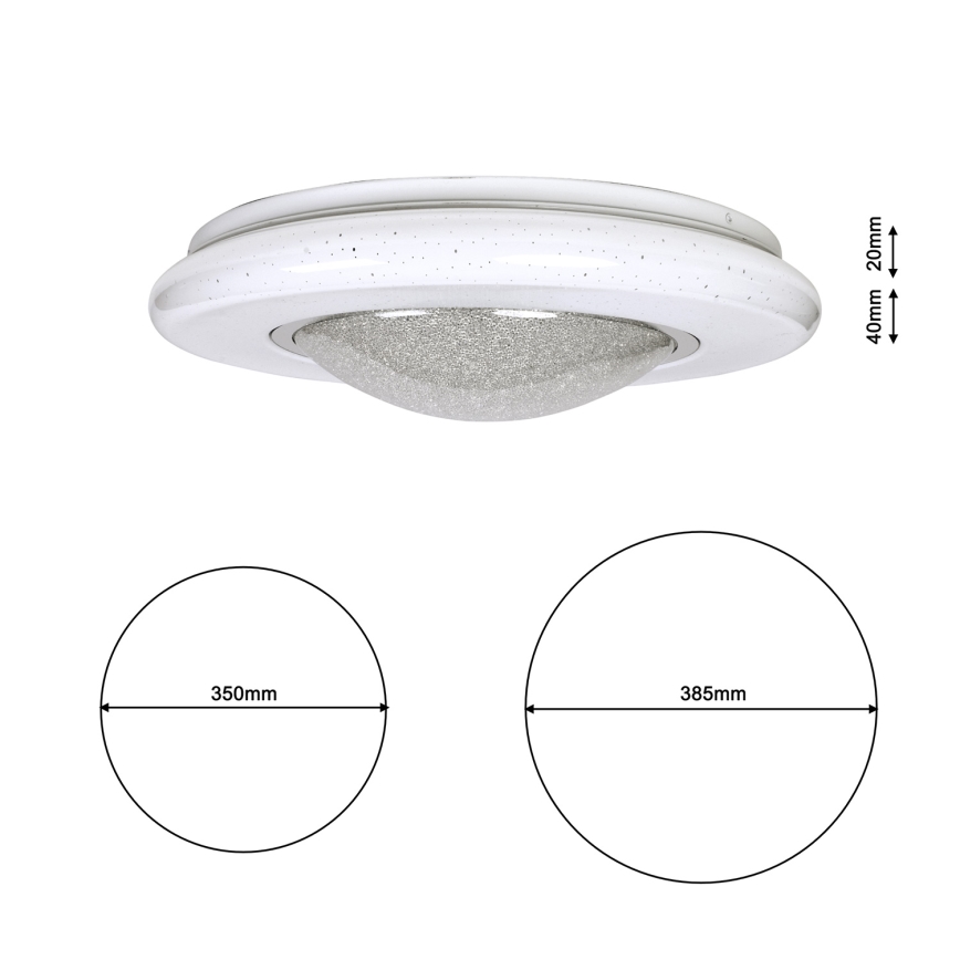 LED Plafondverlichting QUASAR LED/24W/230V