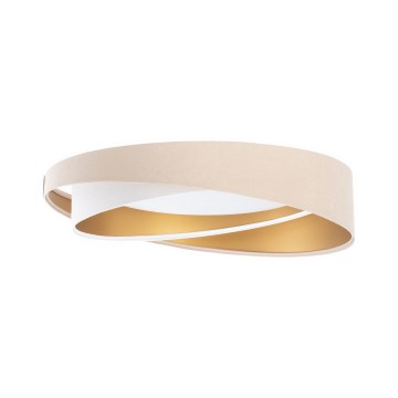 LED plafonnière GALAXY MODERN LED/24W/230V Ø 55 cm beige/wit/goud