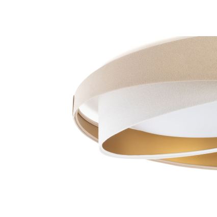 LED plafonnière GALAXY MODERN LED/24W/230V Ø 55 cm beige/wit/goud