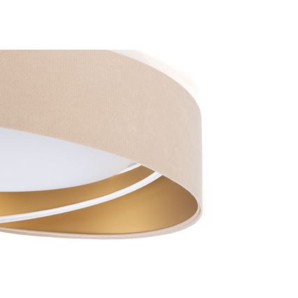 LED plafonnière GALAXY MODERN LED/24W/230V Ø 55 cm beige/wit/goud